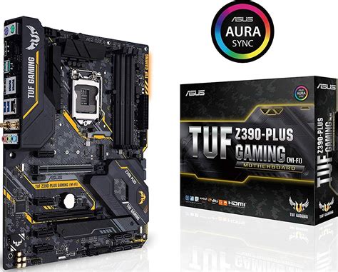 Asus TUF Z390-PLUS Gaming (Wi-Fi) LGA1151 DDR4 Intel Z390 SATA 6Gb/s ...