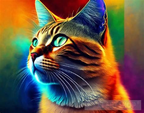 Cat Art, Cats, Animal,