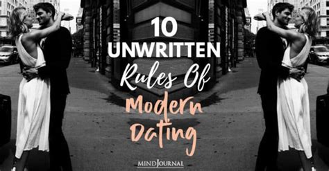 10 Unwritten Rules Of Modern Dating