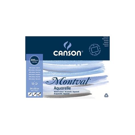 Canson Bloc Feuilles Papier Aquarelle Montval Coll Es C T S