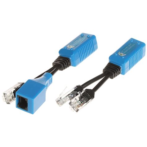 Адаптер 2 x RJ45 данни, PoE на UTP/FTP кабел, устройство и 1 разширение ...