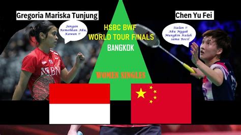 Bravo Gregoria Mariska Tunjung 🇮🇩 Vs Chen Yu Fei 🇨🇳 Hsbc Bwf World