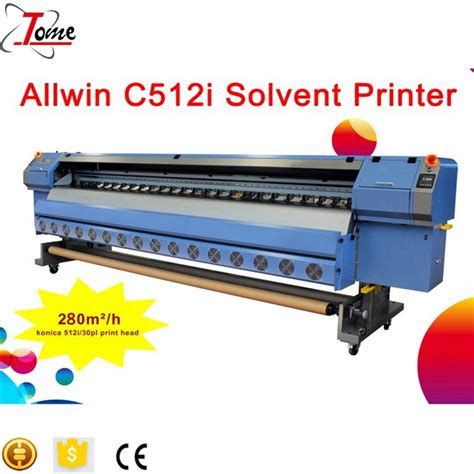 Allwin C I Solvent Printer With Or Pcs Konica I Pl Printhead