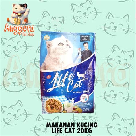 Jual Makanan Kucing Kering LIFE CAT DRY 20kg GRAB GOSEND Shopee