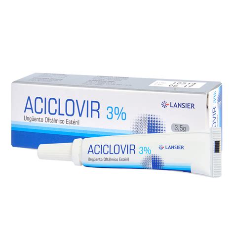 Aciclovir 3 Ophthalmic Ointment Laboratorios Lansier Sac Cphi Online