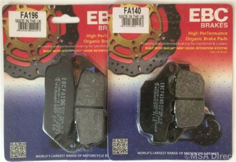 Ebc Organic Front And Rear Disc Brake Pads Fits Honda Nm Vultus