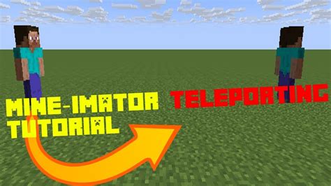 Mine Imator Teleport Tutorial Youtube