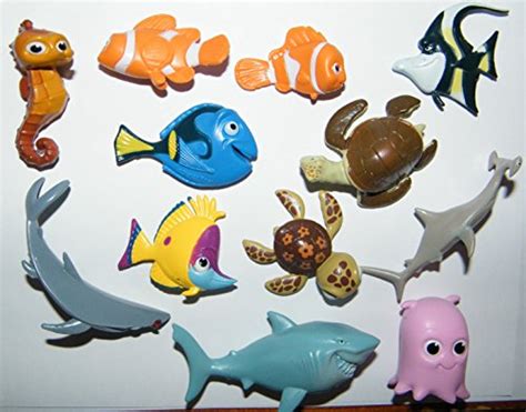 Disney Finding Nemo Mini Figure Set Toy Playset Of 12 With Nemo The 3