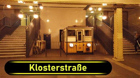 U Bahn Station Klosterstraße Berlin 🇩🇪 Walkthrough 🚶 Youtube