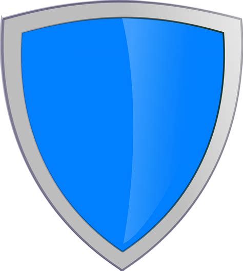 Kostenlose Vektorgrafik: Schild, Blau, Sicherheit, Schutz - Kostenloses ...