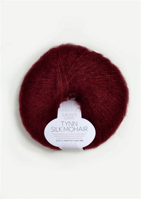 Sandnes Garn Tynn Silk Mohair Dyp Vinr D Lykkelig As