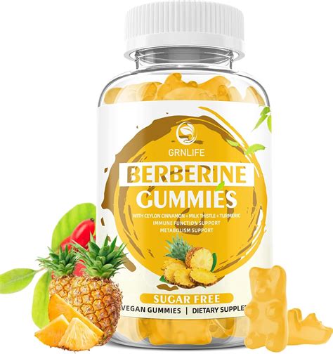 Amazon Berberine Gummies With Ceylon Cinnamon Mg High Potency