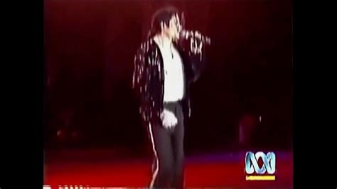 Michael Jackson Billie Jean History Tour In Melbourne Abv