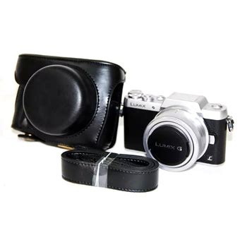 PU Leather Camera Case Bag For Panasonic Lumix DMC GF8 GF7 Lumix GF8