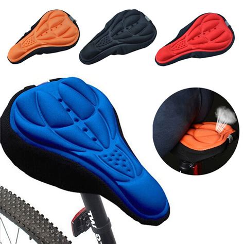 3D GEL Silicone Mountain Bike Saddle Breathable Comfortable Cushion