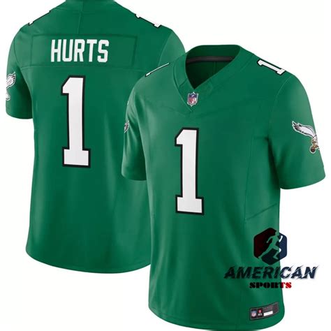 Men S Jersey Philadelphia Eagles Jalen Hurts Midnight Green