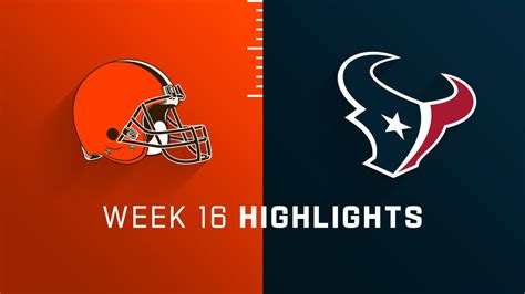 Cleveland Browns Vs Houston Texans Highlights Week 16