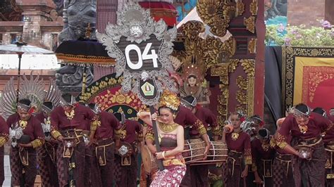 LOMBA BALEGANJUR KELOMPOK UMUM SE BALI FESTIVAL SENI BUDAYA HUT