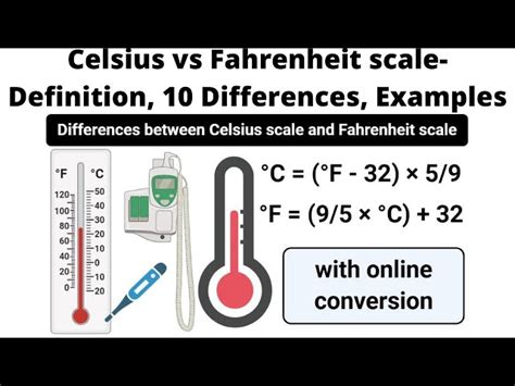 Celsius Fahrenheit Scale- 10 Differences With Examples, 54% OFF