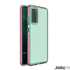 Jollyfx Spring Case Klart Tpu Gel Skal Med F Rgstark Ram F R Samsung