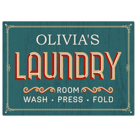 Custom Laundry Room Sign Personalized For Laundry Farmhouse Gift For