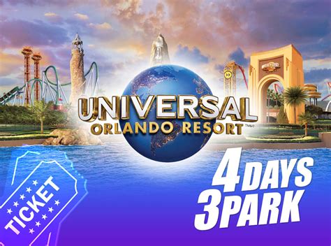 TICKETS UNIVERSAL ORLANDO 4 DAYS 3 PARKS BASE – Joania Tours