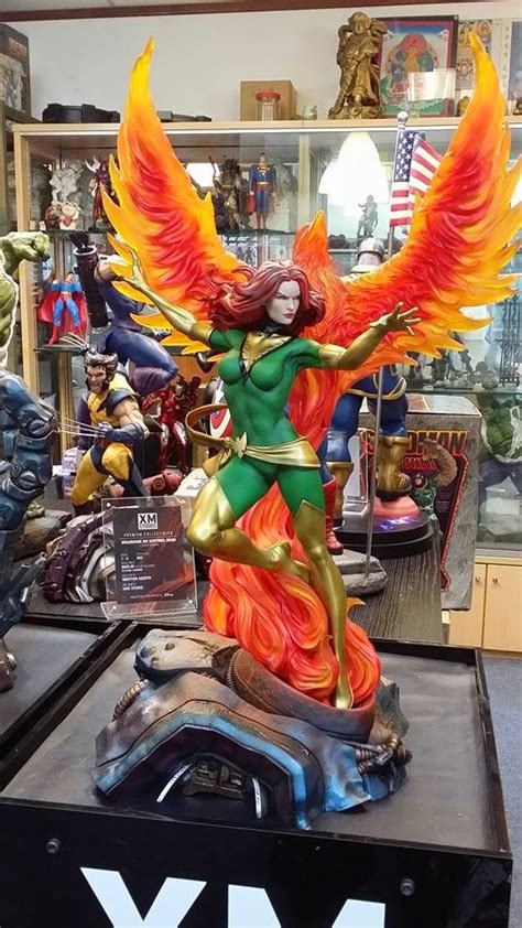 Jean Grey Phoenix Phoenix Statue Finalizada Pela XM Studios