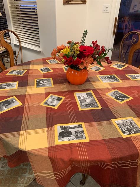 Just Because Quilts: Thanksgiving Memories Tablecloth