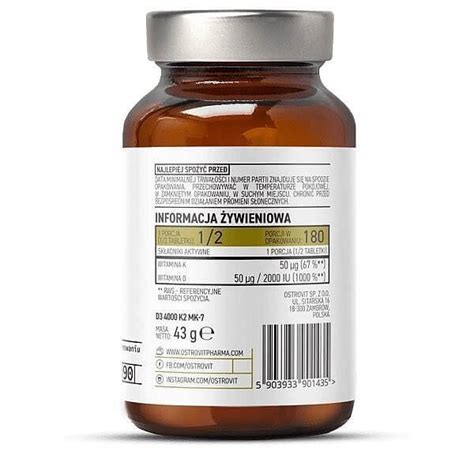 D K Mk Tabletas Ostrovit Pharma