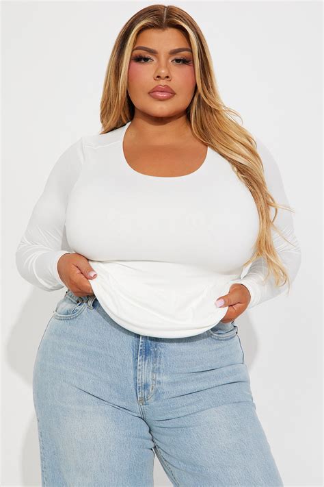 Women's Plus Size White Tops | Fashion Nova