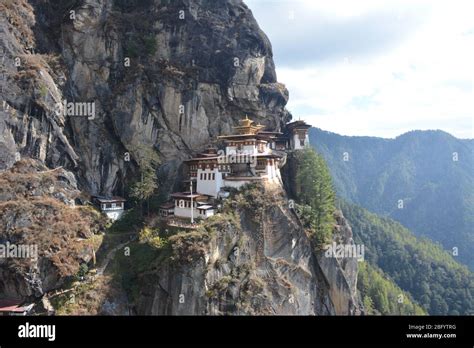 The Hike To The Tigers Nest Monastery Also Known As The Taktsang