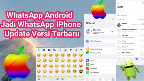 Tutorial Merubah Whatsapp Android Menjadi Seperti Iphone Terbaru Gak