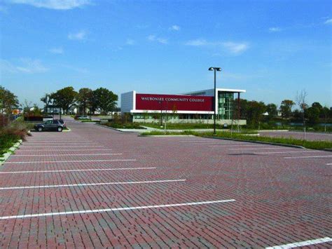 Permeable Parking Lot With Unilock Paver Eco Optiloc Photos