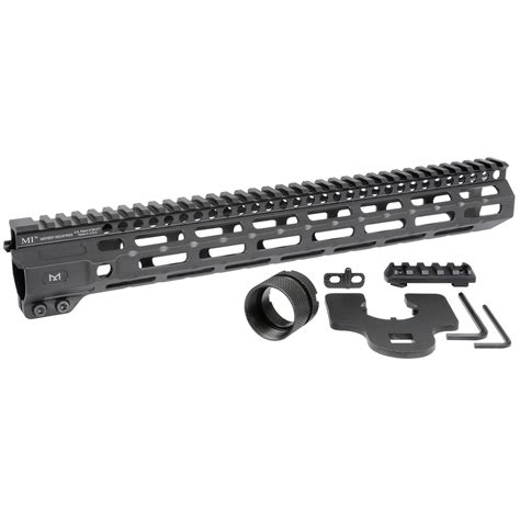 Midwest Industries Ar Combat Rail M Lok Handguard Black