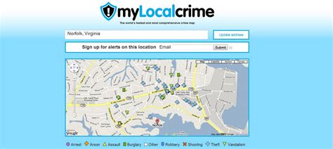 Crime Maps Around the World: Norfolk Virginia Crime Map