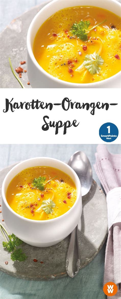 Karotten Orangen Suppe Rezept WW Deutschland Yemek Tarifi