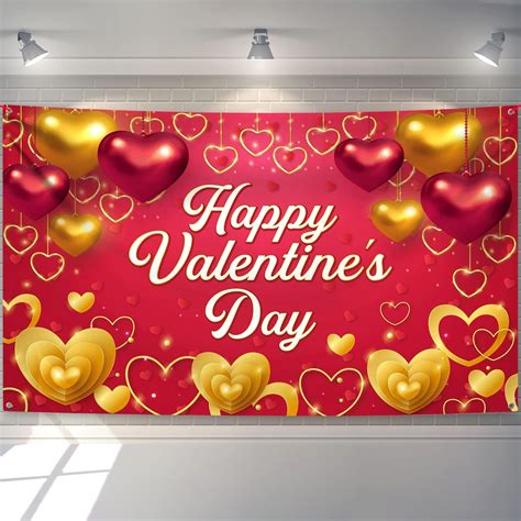 Katchon Happy Valentines Day Banner Xtralarge 72x44