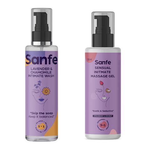 Sanfe Intimate Massage Gel + Lavender Intimate Wash – PUSHMYCART