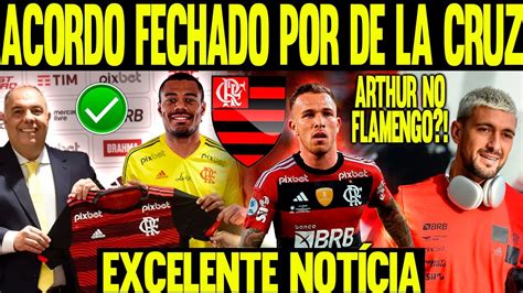 EXPLODE NAÇÃO FLAMENGO CHEGA A ACORDO FINANCEIRO POR DE LA CRUZ