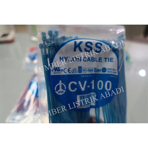 Jual KSS Cable Tie Kabel Ties Pengikat Kabel 10 Cm KSS CV 100 Isi