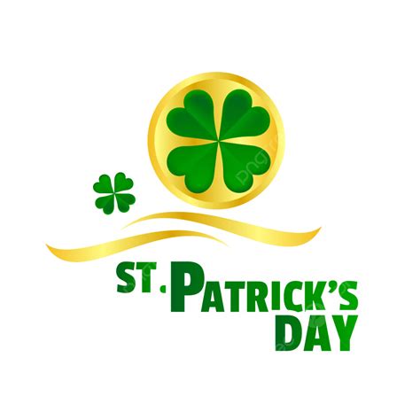 St Patricks Day Vector Art PNG, St Patrick S Day Logo Simple, St ...