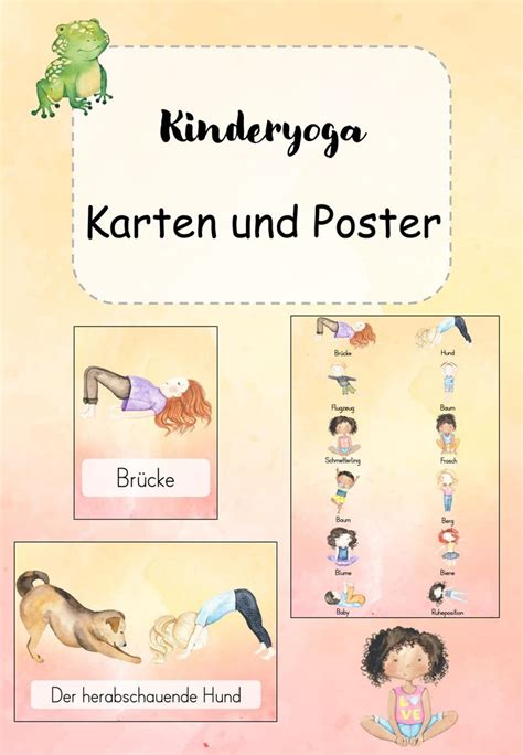 Yoga Mit Kindern Karten Und Poster Unterrichtsmaterial Im Fach