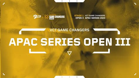 2023 VCT Game Changers APAC Series Open 3 Playoffs Day 1 YouTube