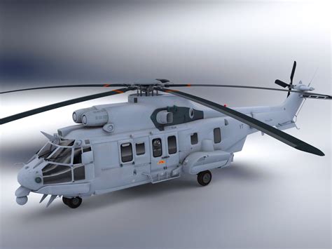 Super Puma Helicopter super 3D model | CGTrader