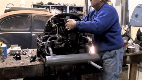 1955 Classic VW Beetle Build A BuG Engine Rebuild Start HD YouTube