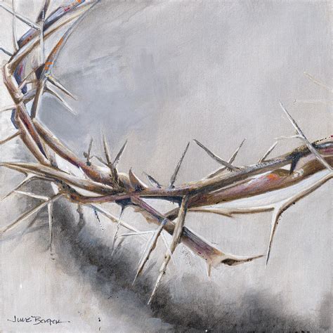 Crown Of Thorns Painting by June Berger - Fine Art America