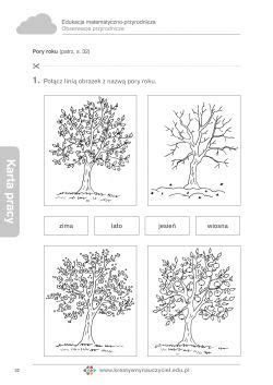 Znalezione Obrazy Dla Zapytania Pory Roku Karty Pracy Klasa 1 Map