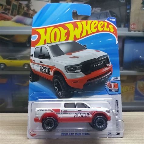 Jual HOT WHEELS 2020 RAM 1500 REBEL WHITE 2025 HOTWHEELS ORIGINAL Shopee Indonesia