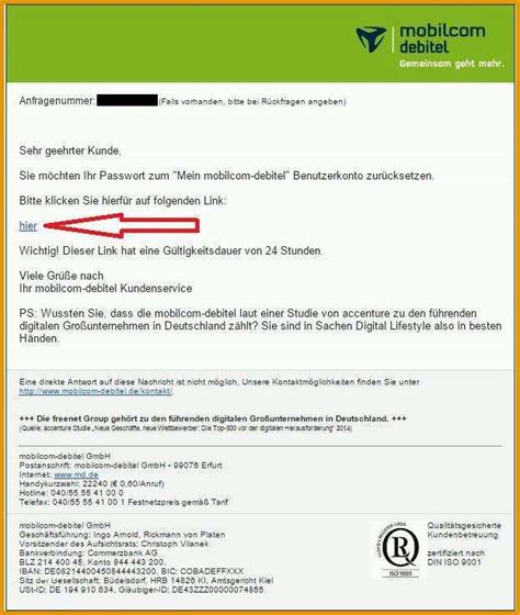 Mobilcom Debitel Kündigung Vorlage Zum Ausdrucken 38 Faszinieren