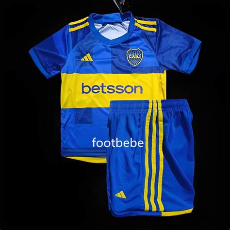 Maillot Boca Juniors Enfant Domicile Footbebe